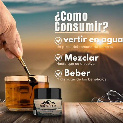 Resina Shilajit+⚡ Recupera tu energía 💪