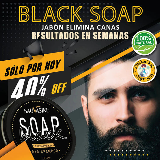 JABON ANTICANAS BLACK SOAP® ORIGINAL 🚨 OFERTA 2X1 🚨