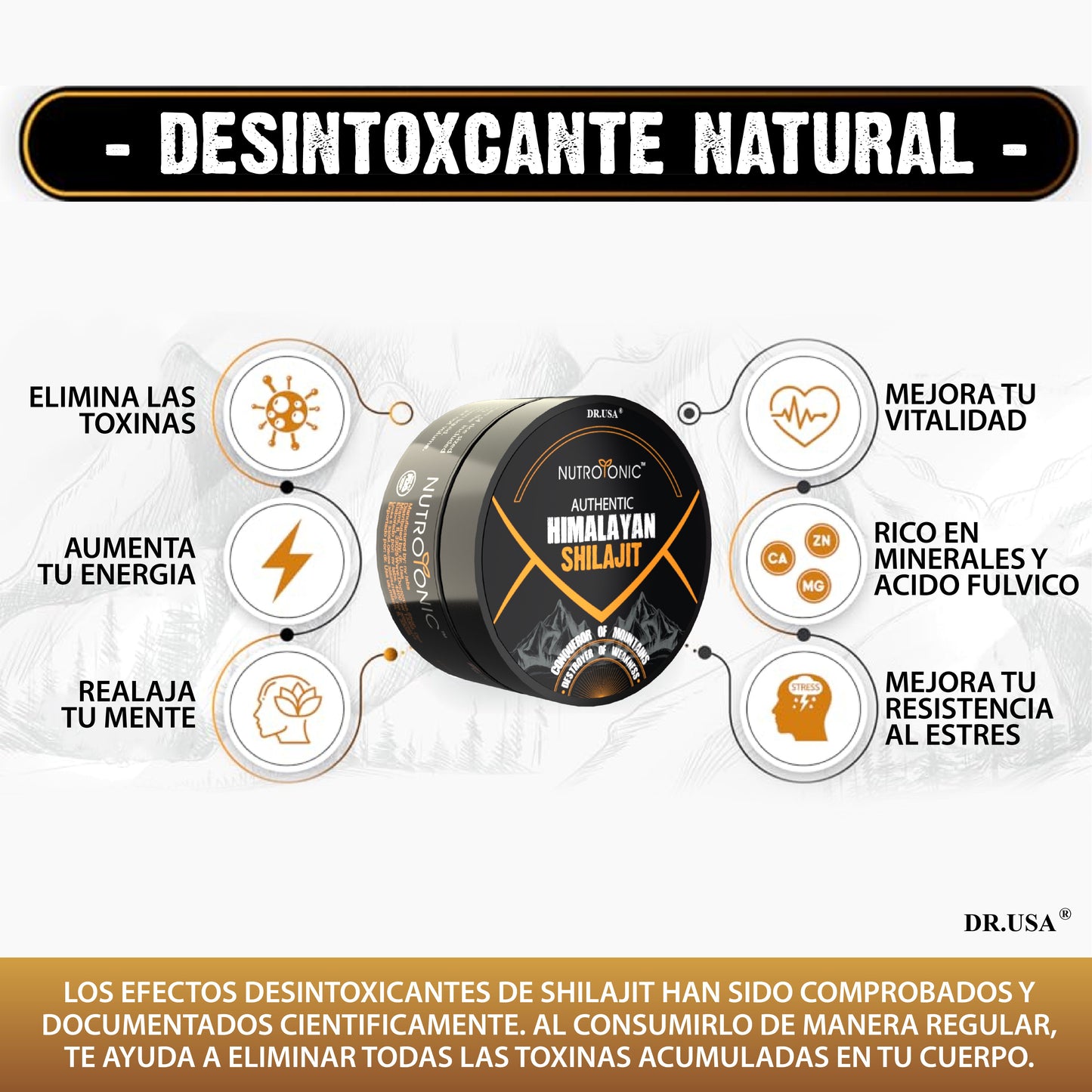 Resina Shilajit+⚡ Recupera tu energía 💪